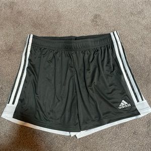 adidas Women's Tastigo 19 Shorts, size large, gray